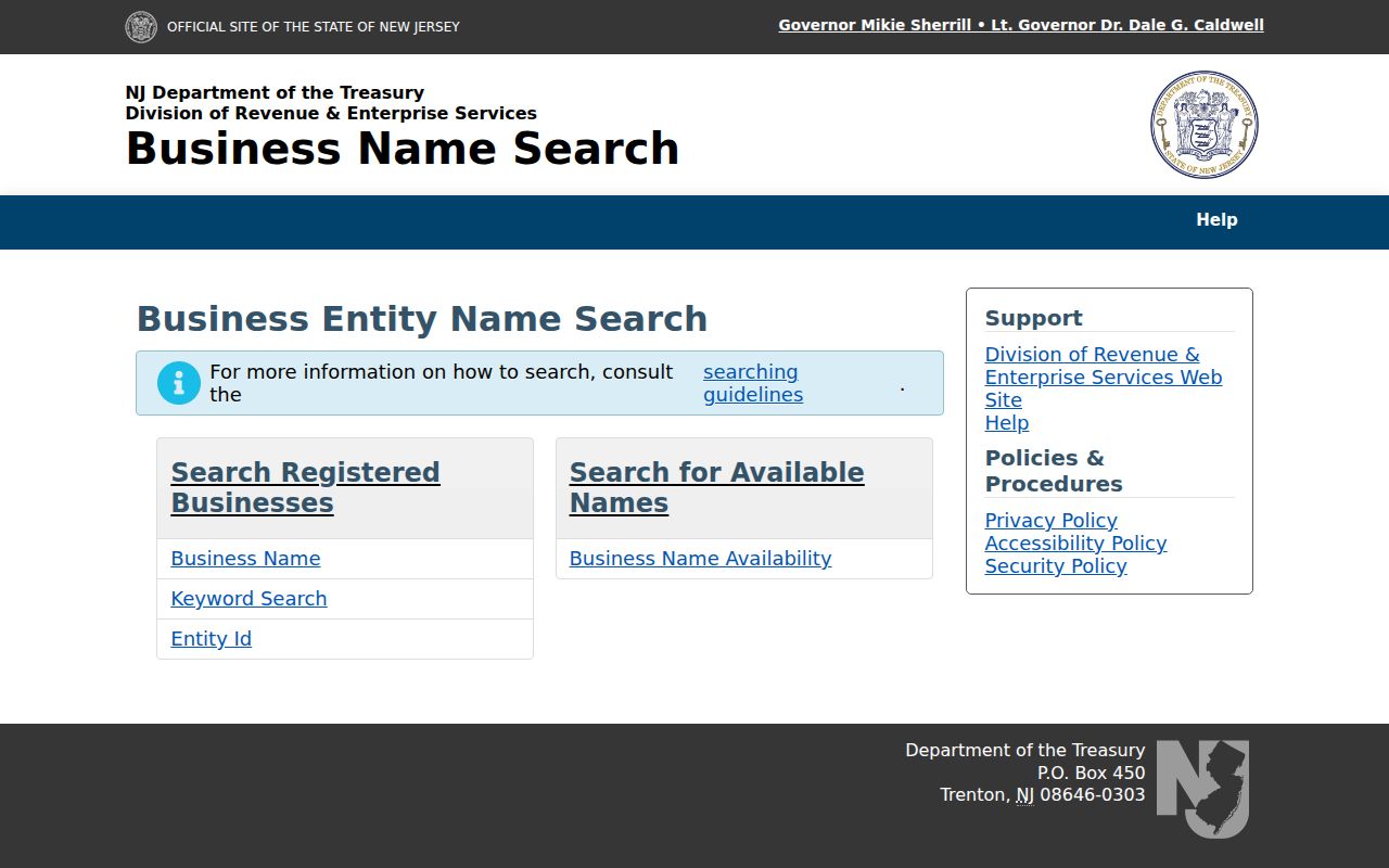 Evesham residents directory business entity search options